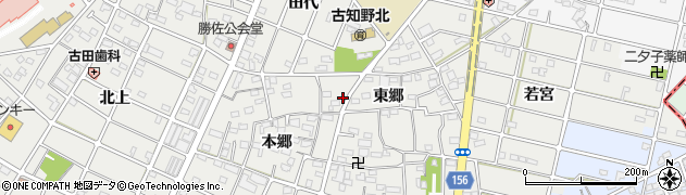 愛知県江南市勝佐町本郷79周辺の地図
