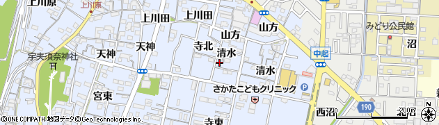 愛知県一宮市木曽川町里小牧寺北79周辺の地図