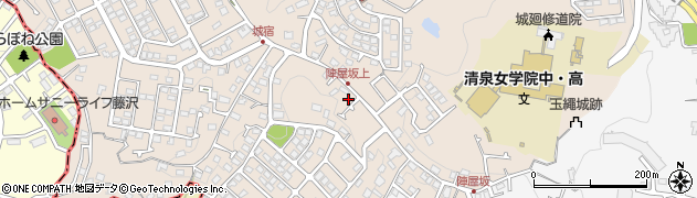 神奈川県鎌倉市城廻389周辺の地図