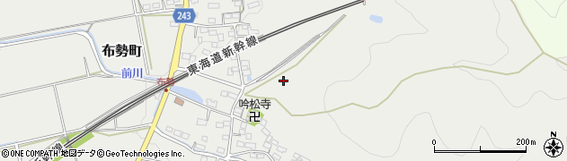 滋賀県長浜市布勢町周辺の地図