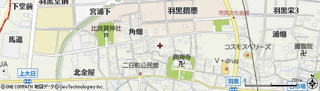 愛知県犬山市羽黒二日町73周辺の地図