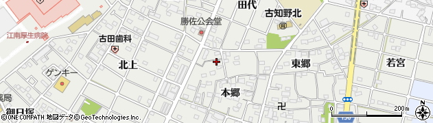 愛知県江南市勝佐町本郷8周辺の地図