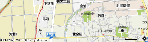 愛知県犬山市羽黒北金屋39周辺の地図