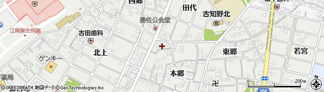 愛知県江南市勝佐町本郷5周辺の地図