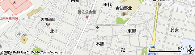 愛知県江南市勝佐町本郷67周辺の地図