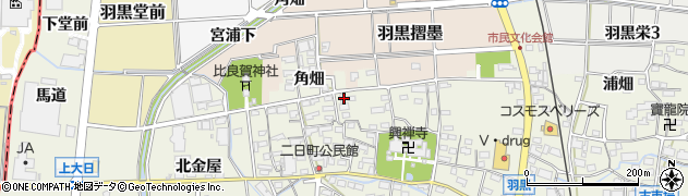 愛知県犬山市羽黒二日町71周辺の地図