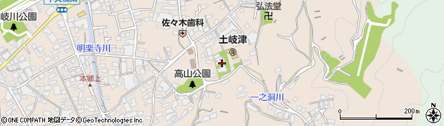 慈徳院周辺の地図