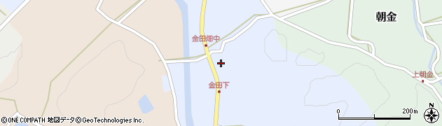 鳥取県西伯郡南部町金田175周辺の地図