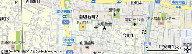 岐阜県大垣市本今町69周辺の地図