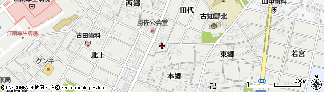 愛知県江南市勝佐町本郷7周辺の地図