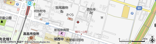 滋賀県高島市新旭町旭645周辺の地図