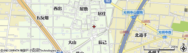 愛知県一宮市更屋敷居住32周辺の地図