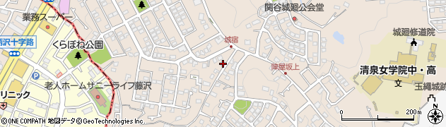 神奈川県鎌倉市城廻676周辺の地図