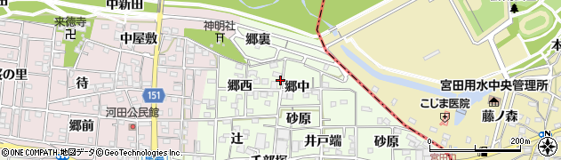 愛知県一宮市浅井町黒岩郷中479周辺の地図