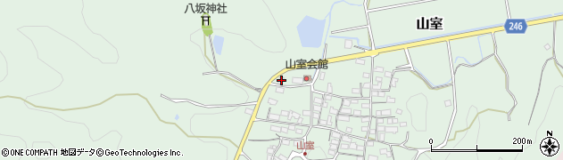 滋賀県米原市山室779周辺の地図