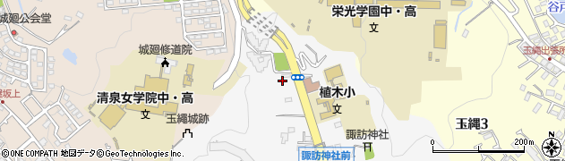 神奈川県鎌倉市植木23周辺の地図