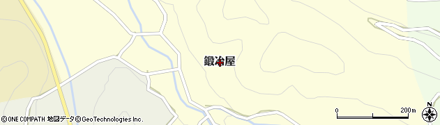鳥取県八頭郡八頭町鍛冶屋周辺の地図
