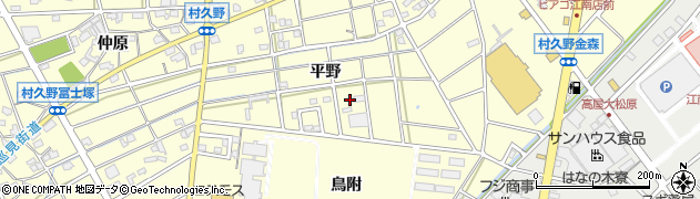 愛知県江南市村久野町平野194周辺の地図