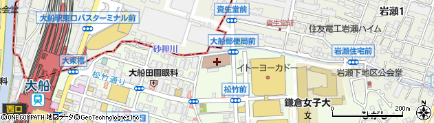 ゆうちょ銀行大船店 ＡＴＭ周辺の地図