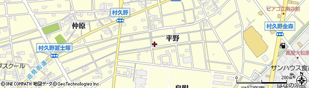 愛知県江南市村久野町平野147周辺の地図