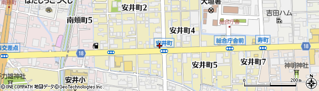 ゴルフパートナー大垣安井店周辺の地図