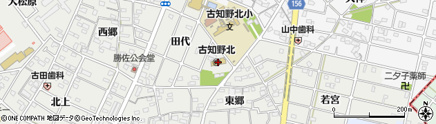 江南市役所　古知野北保育園周辺の地図