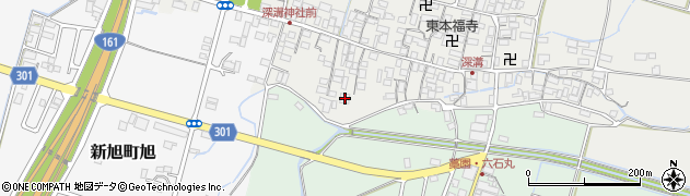 滋賀県高島市新旭町深溝980周辺の地図