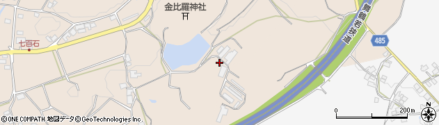 京都府綾部市七百石町（天堤）周辺の地図