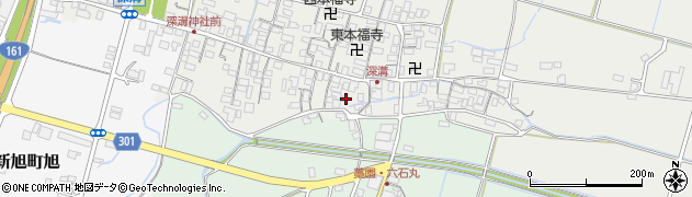 滋賀県高島市新旭町深溝937周辺の地図