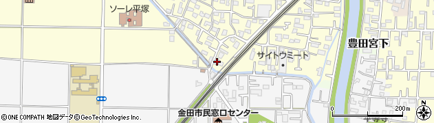 神奈川県平塚市寺田縄244周辺の地図