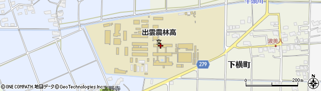 島根県立出雲農林高等学校周辺の地図
