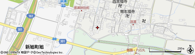 滋賀県高島市新旭町深溝1031周辺の地図