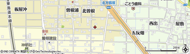 愛知県一宮市北方町北方北曽根193周辺の地図