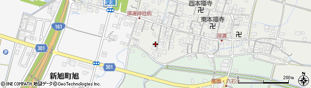 滋賀県高島市新旭町深溝1019周辺の地図