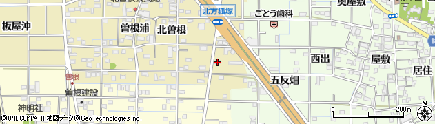 愛知県一宮市北方町北方北曽根209周辺の地図