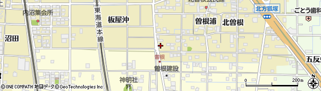 愛知県一宮市北方町北方北曽根141周辺の地図