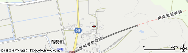 滋賀県長浜市布勢町525周辺の地図