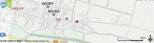 滋賀県高島市新旭町深溝886周辺の地図