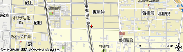 愛知県一宮市北方町北方東板屋沖周辺の地図