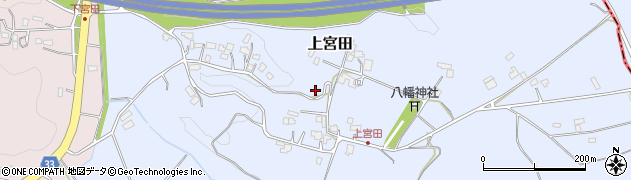 千葉県袖ケ浦市上宮田周辺の地図