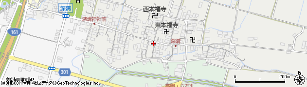 滋賀県高島市新旭町深溝950周辺の地図