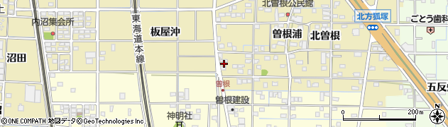 愛知県一宮市北方町北方曽根前周辺の地図