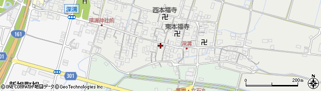 滋賀県高島市新旭町深溝951周辺の地図