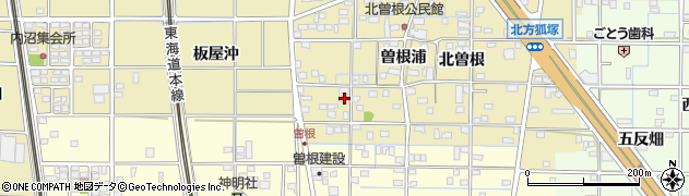 愛知県一宮市北方町北方北曽根156周辺の地図