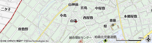 愛知県扶桑町（丹羽郡）斎藤（山添）周辺の地図