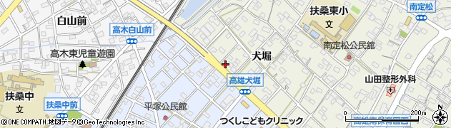 愛知県丹羽郡扶桑町高雄犬堀143周辺の地図