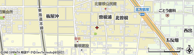 愛知県一宮市北方町北方北曽根166周辺の地図