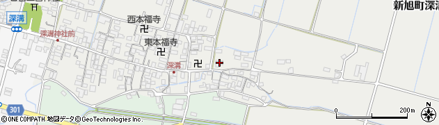 滋賀県高島市新旭町深溝884周辺の地図