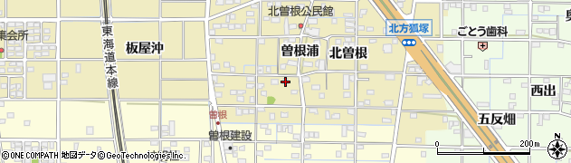 愛知県一宮市北方町北方北曽根168周辺の地図