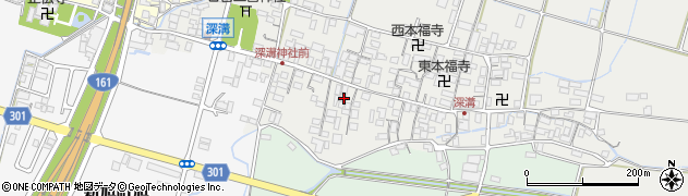 滋賀県高島市新旭町深溝1028周辺の地図